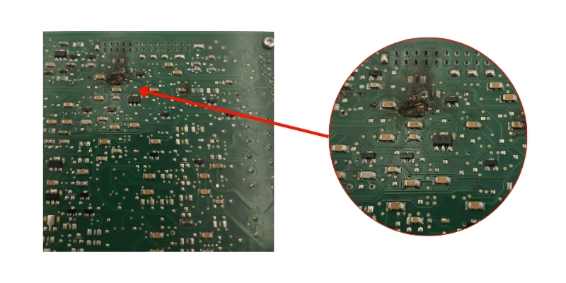 Worn amp card